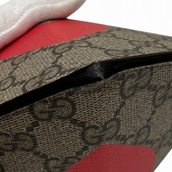 Gucci Small Heart 678131 GG Supreme Bag Shoulder Bag Women - Picture 6 of 9